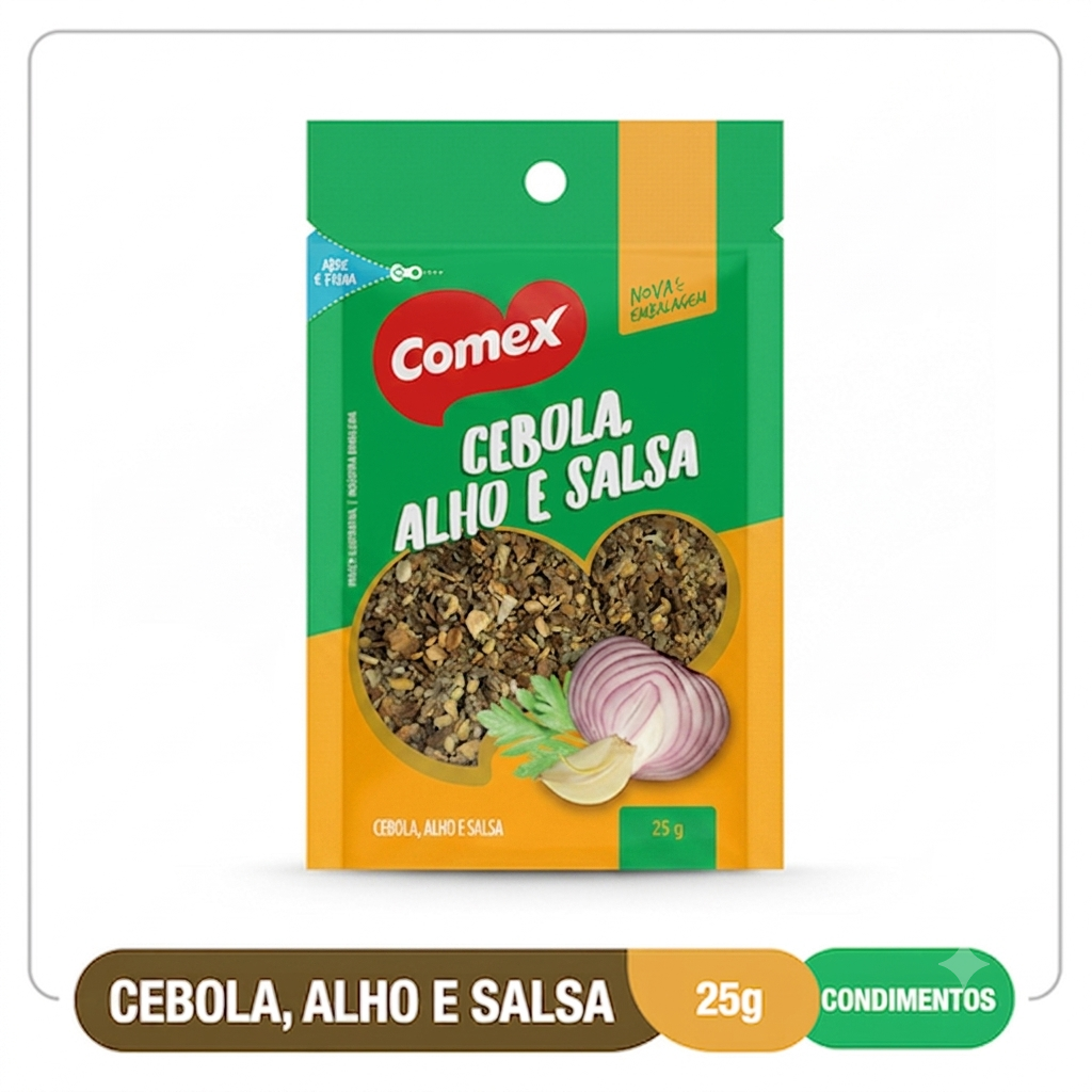 Cebola, Alho E Salsa  25G