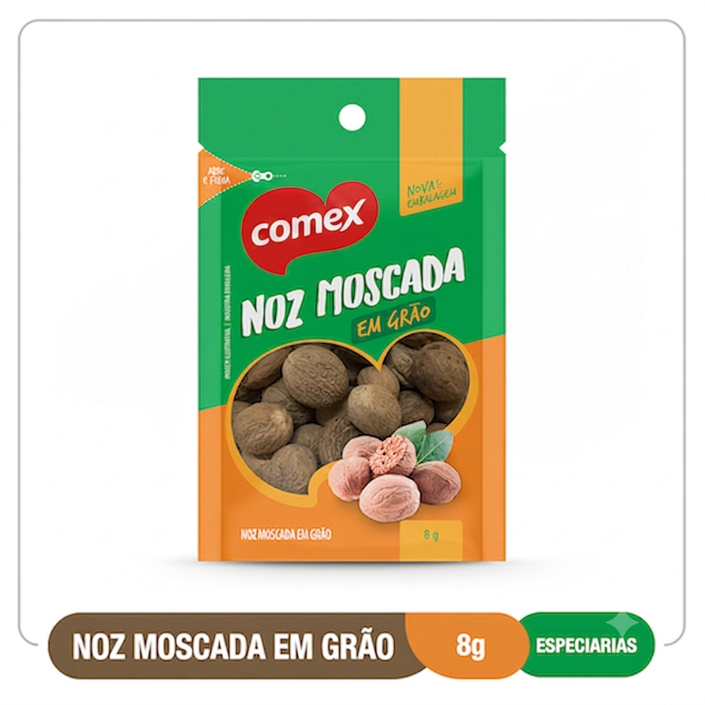 Noz Moscada Grão  8G