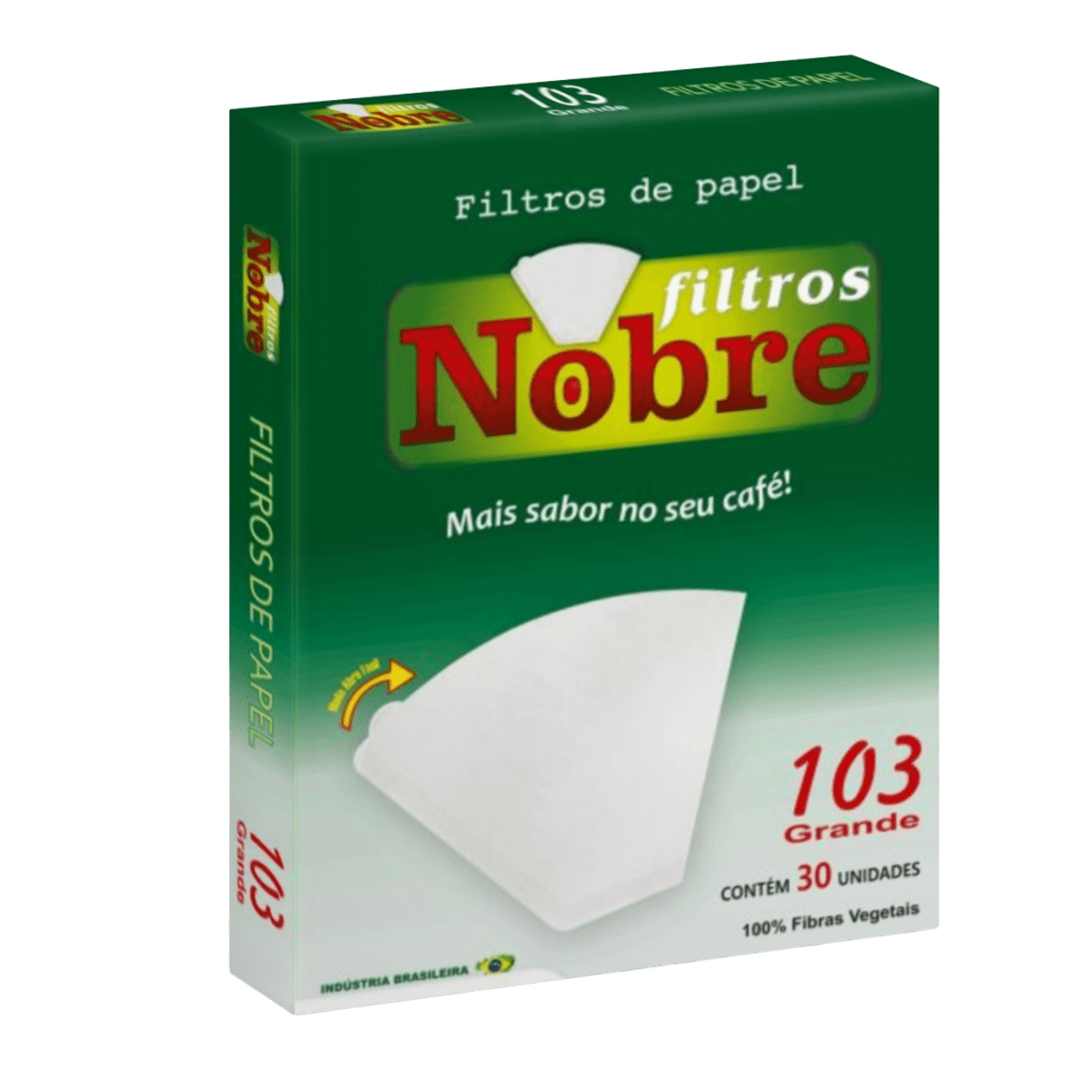 Caixa de Filtro de Café Nº 103 Nobre Caixa com 40 Pacotes de 30 Filtros