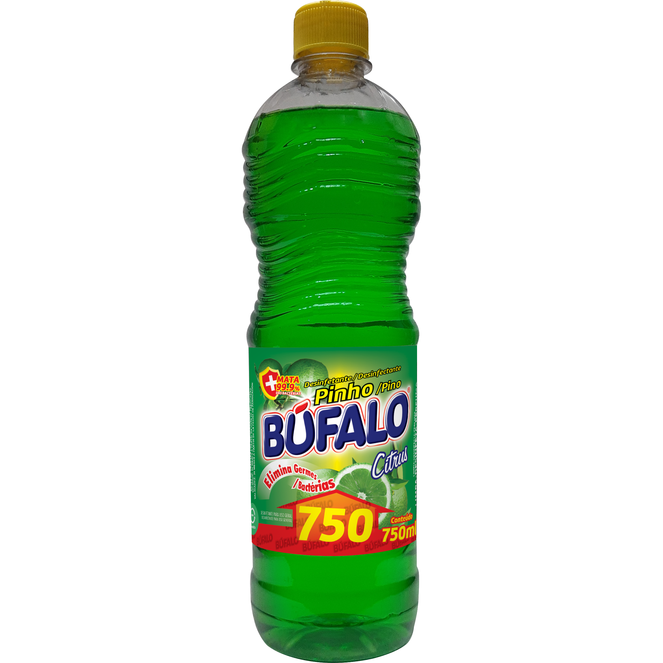 DESINFECTANTE DE PINO BÚFALO CÍTRICOS 750ML