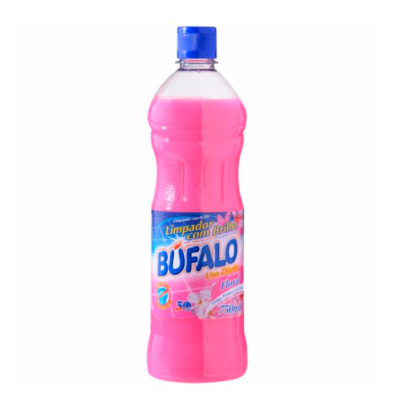 LIMPIADOR CON BRILLO FLORAL 750ML BÚFALO