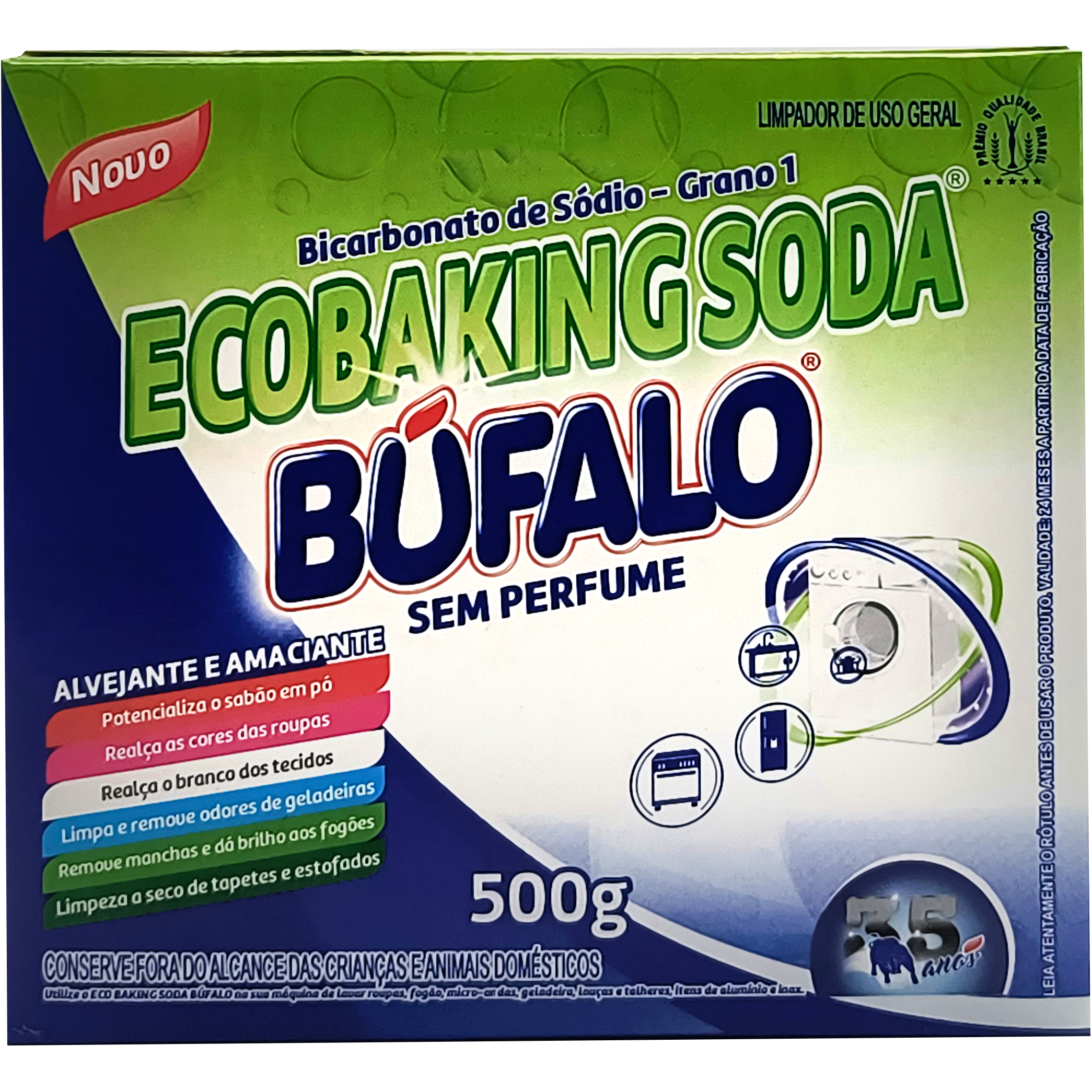 BICARBONATO ECOLÓGICO BÚFALO 500G