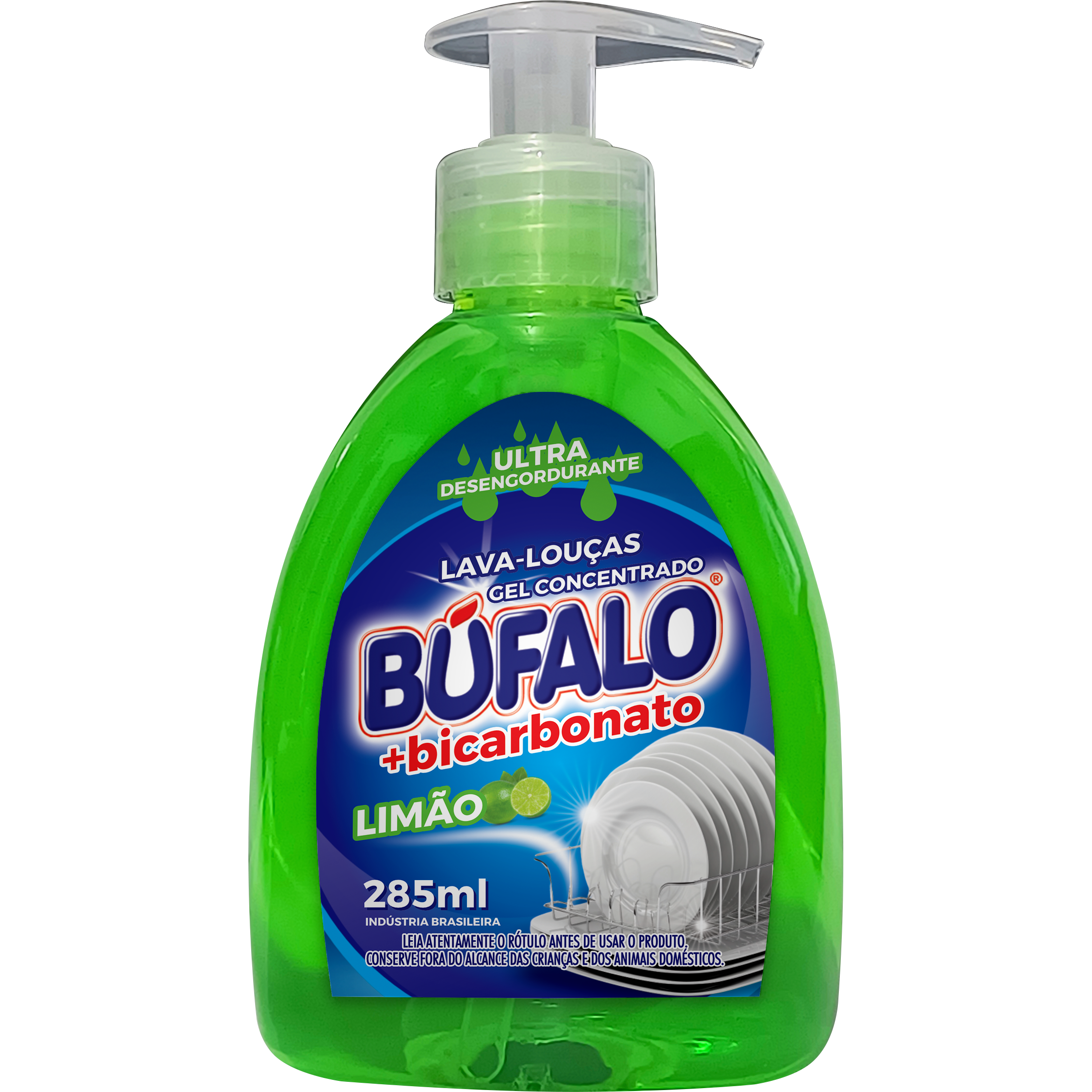 LAVAVAJILLAS LIMÓN CON BICARBONATO DE SODIO 285ML BÚFALO