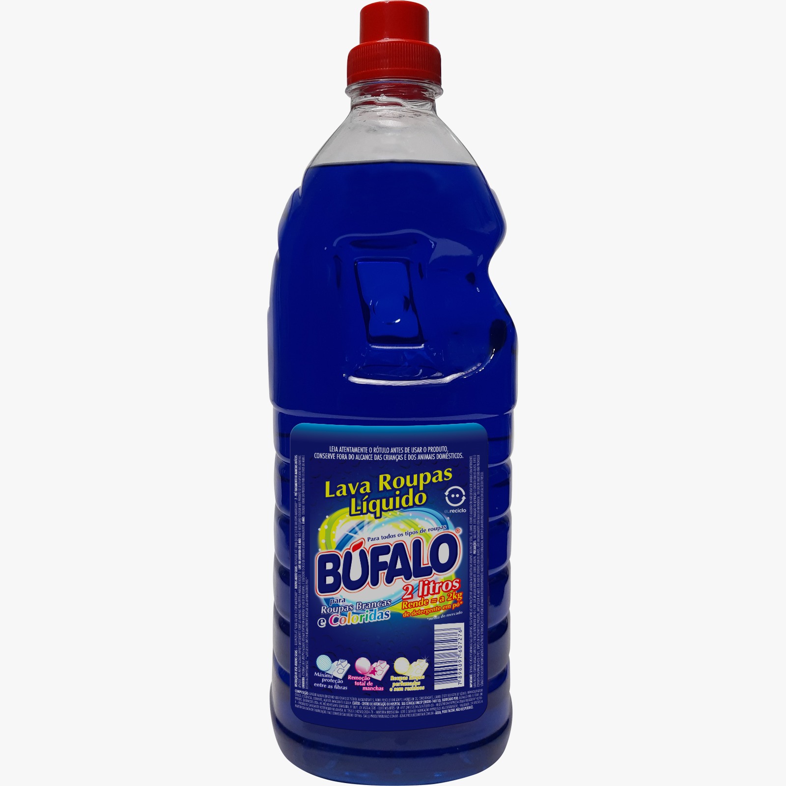 DETERGENTE LÍQUIDO PARA ROPA BÚFALO AZUL 2000ML