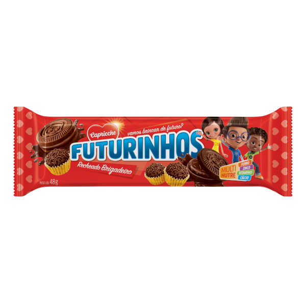 Biscoito Recheado Sabor Brigadeiro 48g