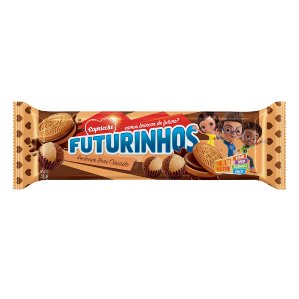 Biscoito Recheado Sabor Bem Casado 48g