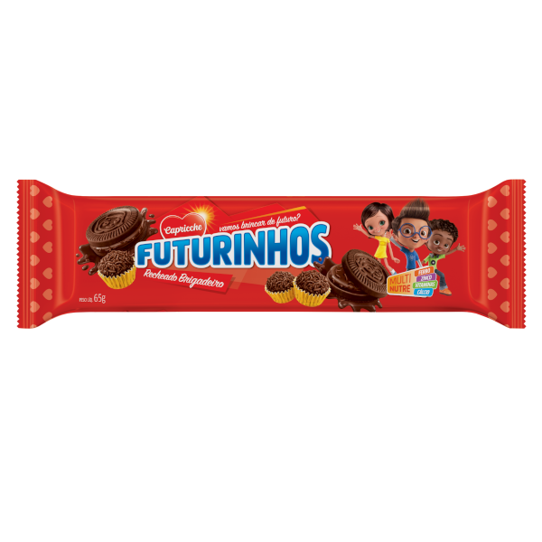 Biscoito Recheado Sabor Brigadeiro 65g