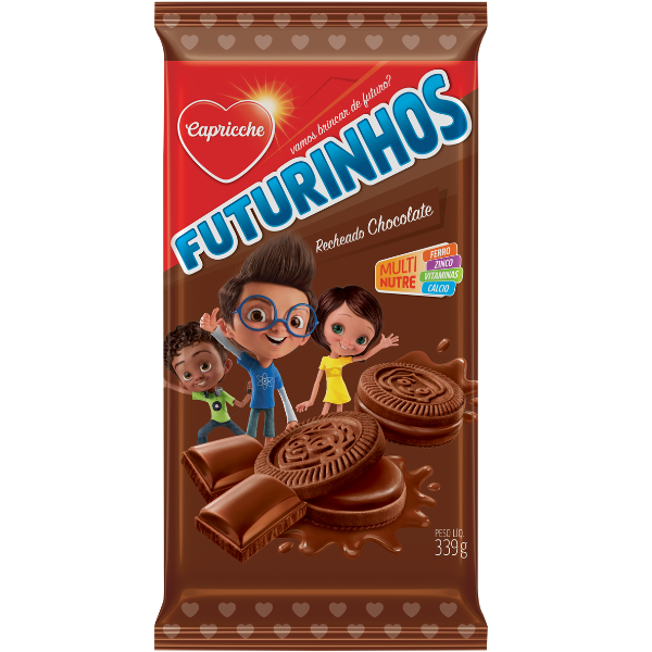 Biscoito Recheado Sabor Chocolate 339g