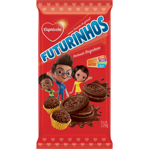 Biscoito Recheado Sabor Brigadeiro 339g