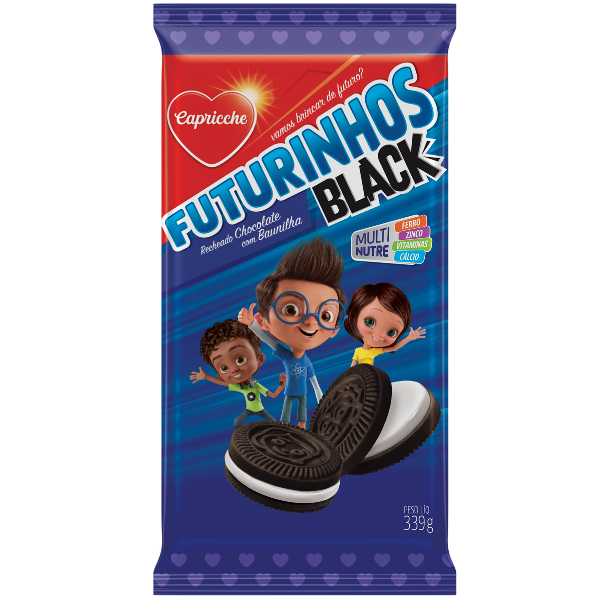Biscoito Recheado Black 339g