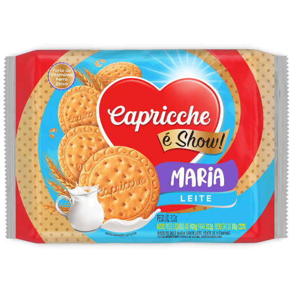 Biscoito Maria Sabor Leite 312g
