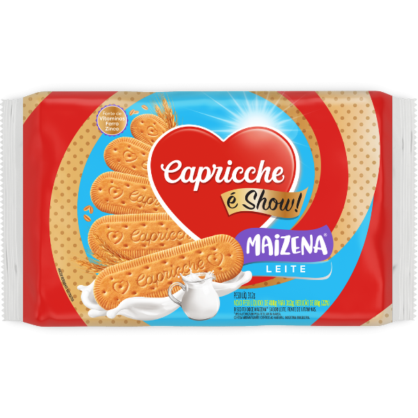 Biscoito Maizena Sabor Leite 312g