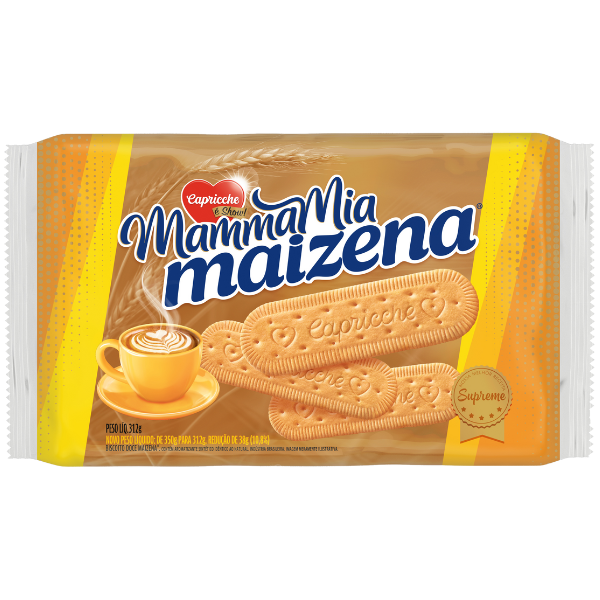 Biscoito Mammamia Maizena 312g