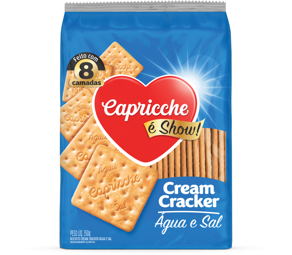 Biscoito Cream Cracker Água e Sal 350g