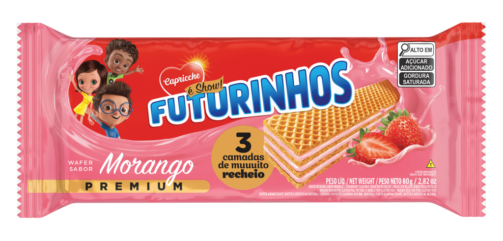 WAFER SABOR FRUTILLA 80G