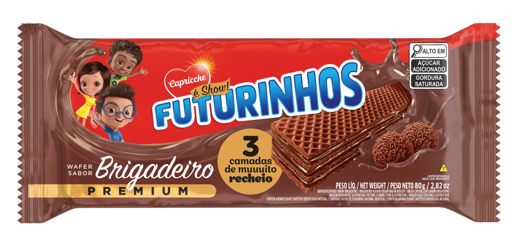 Wafer Sabor Brigadeiro 80g