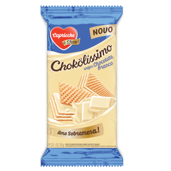 WAFER CHOKOLÍSSIMO CHOCOLATE BLANCO 90G