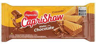 Wafer Sabor Chocolate Caprishow 65G