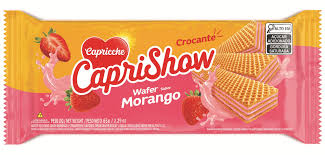Wafer Sabor Frutilla Caprishow 65G