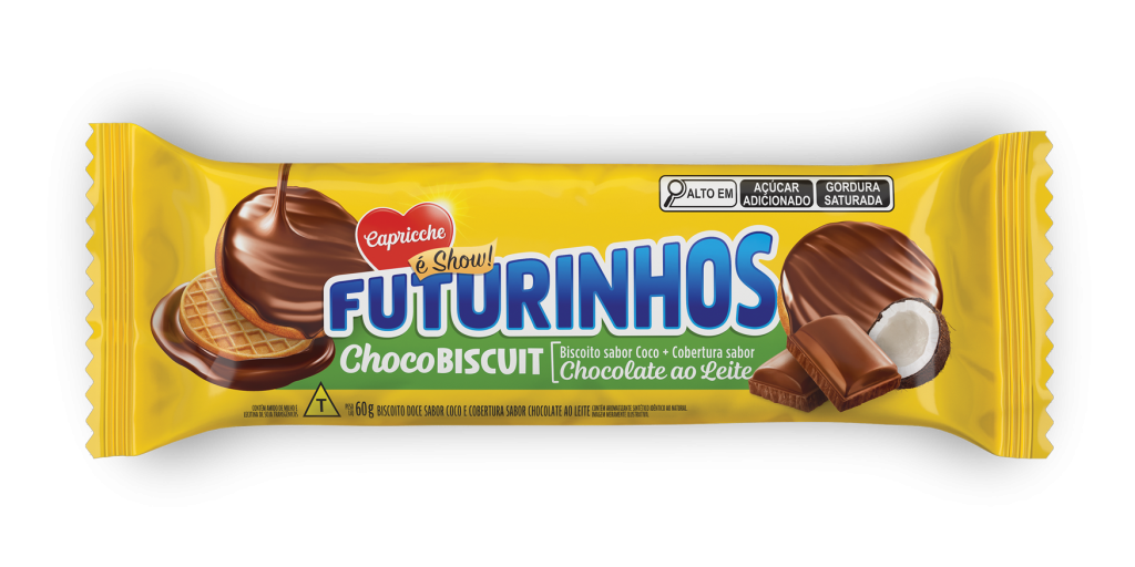 Biscoito Amanteigado Sabor Coco Coberto