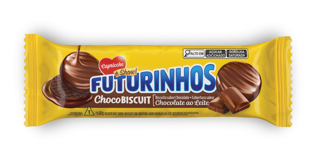 Biscoito Amanteigado Sabor Chocolate Coberto