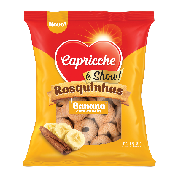 Rosquinha Sabor Banana 300g