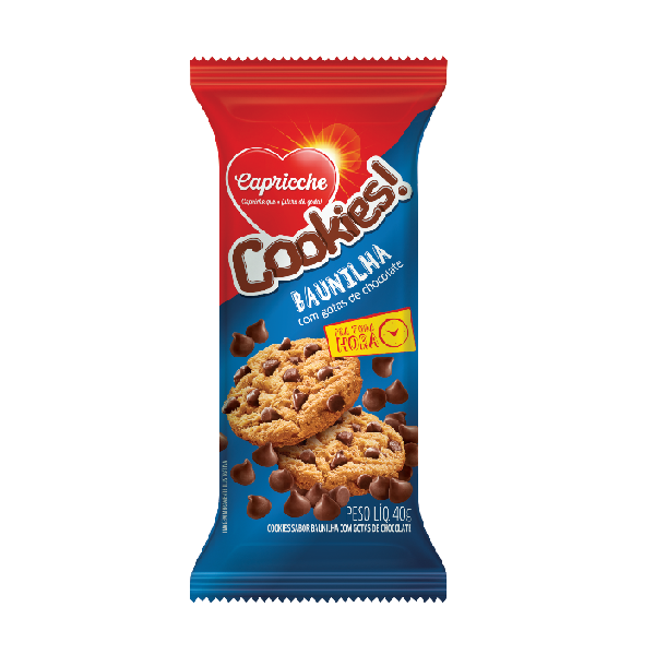 COOKIES VAINILLA CON CHOCOLATE 40G