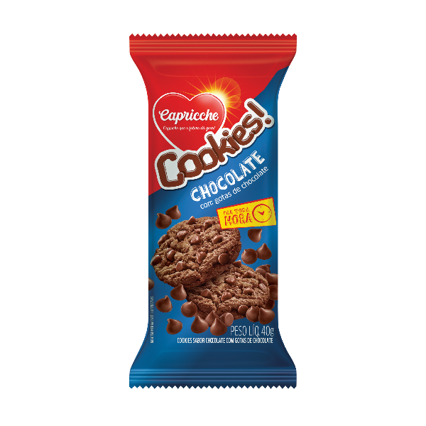COOKIES CHOCOLATE CON CHOCOLATE 40G