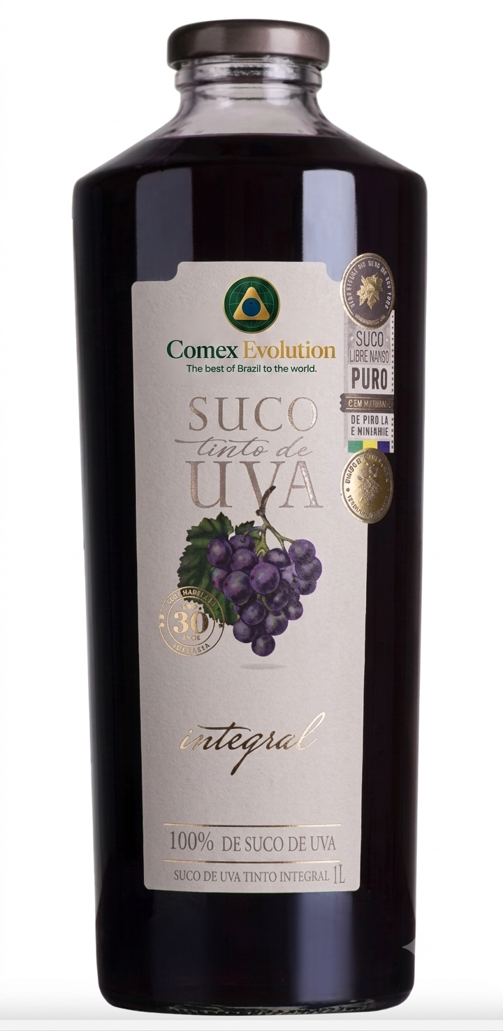 Suco de Uva Integral Puro 1L