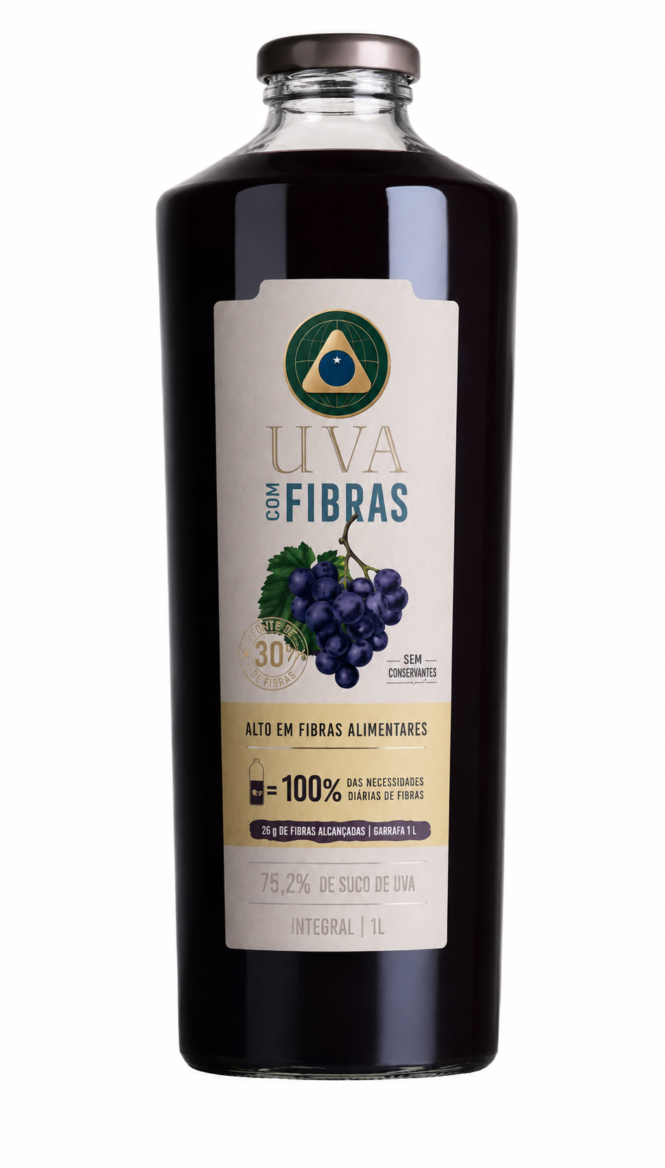Suco de Uva com Fibras 1L
