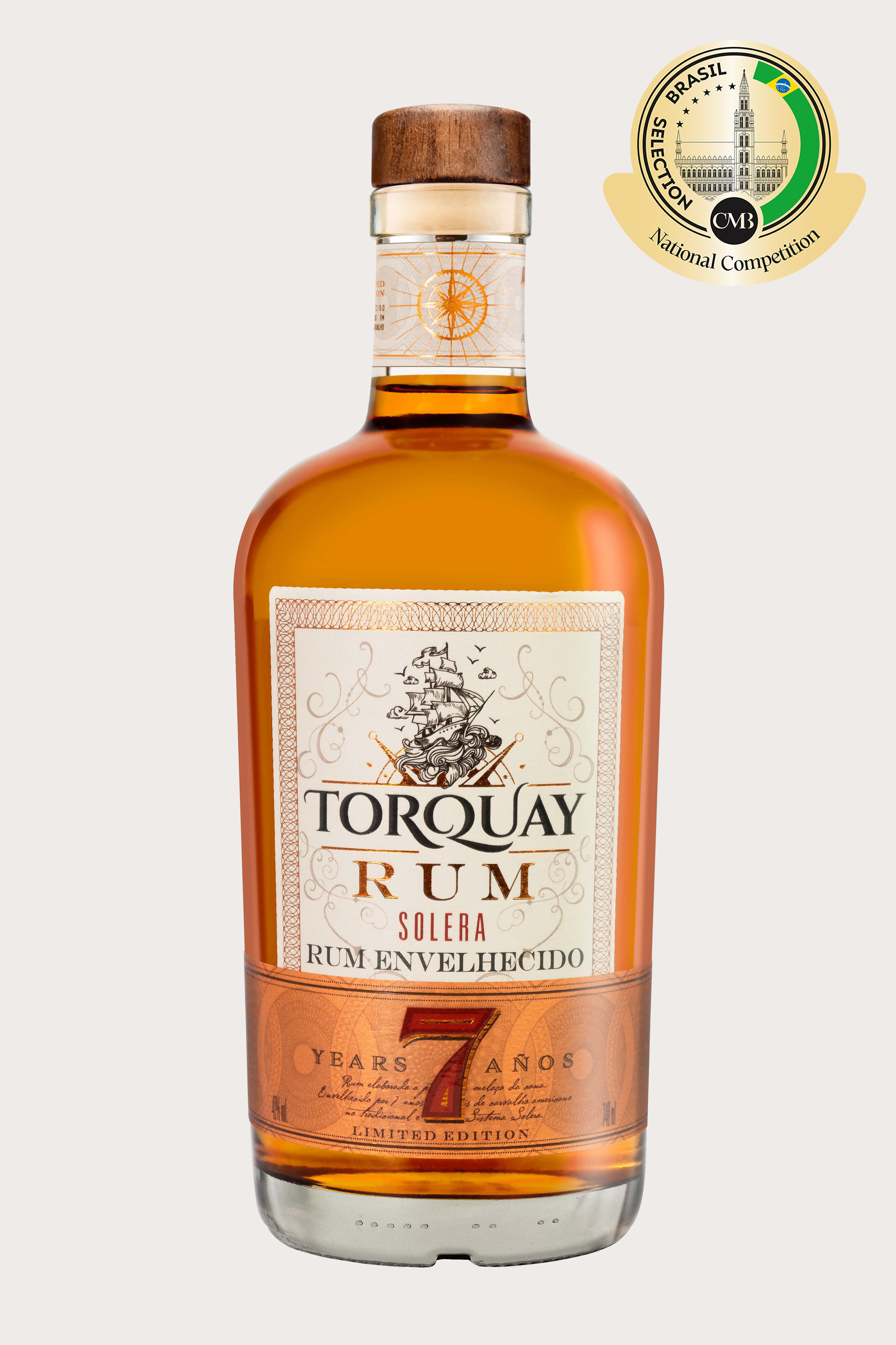 Torquay 7-Year Rum 740ml Box of 6 units