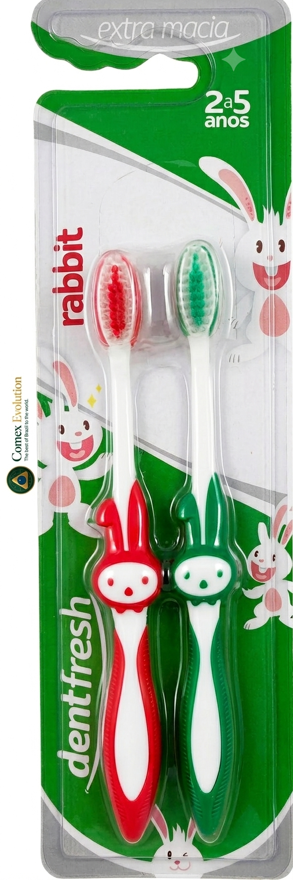 Escova Dentfresh Infantil Dupla Cerdas Macias 0,15