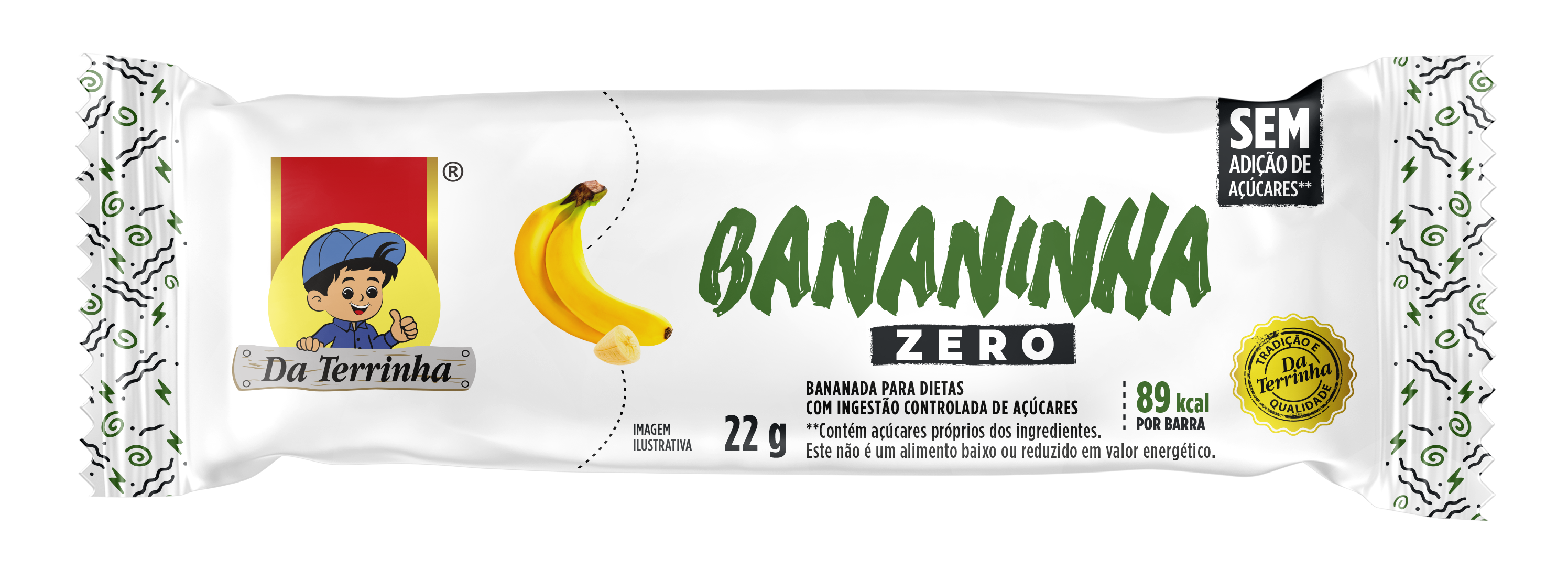 Bananinha Zero Da Terrinha 22G - 6Dp X 12Un