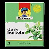 Chá de Hortelã Da Terrinha 7g Fardo com 10 unidades