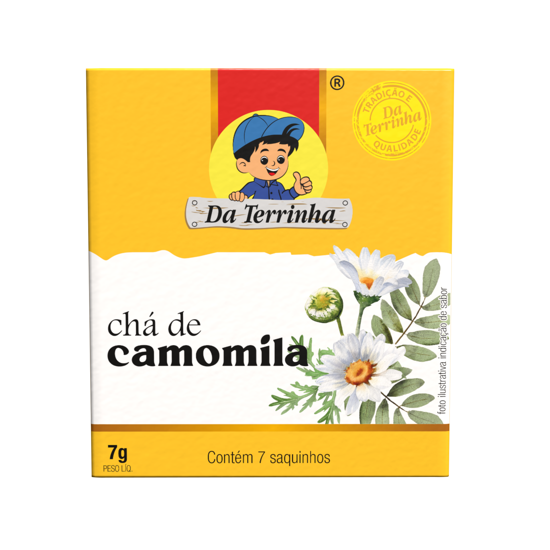 Chá De Camomila Da Terrinha 07 G - Fd 10