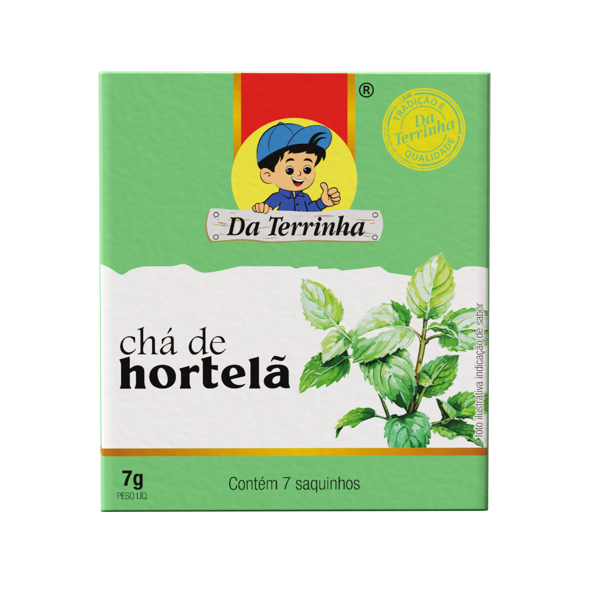 Chá De Hortelã Da Terrinha 07 G - Fd 10