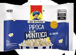 Cinema Butter Microwave Popcorn Da Terrinha 85g Box of 24 units
