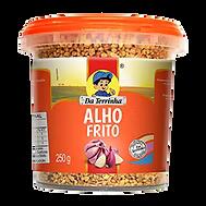 Alho Frito Granulado Da Terrinha Pote 250g Caixa com 12 unidades
