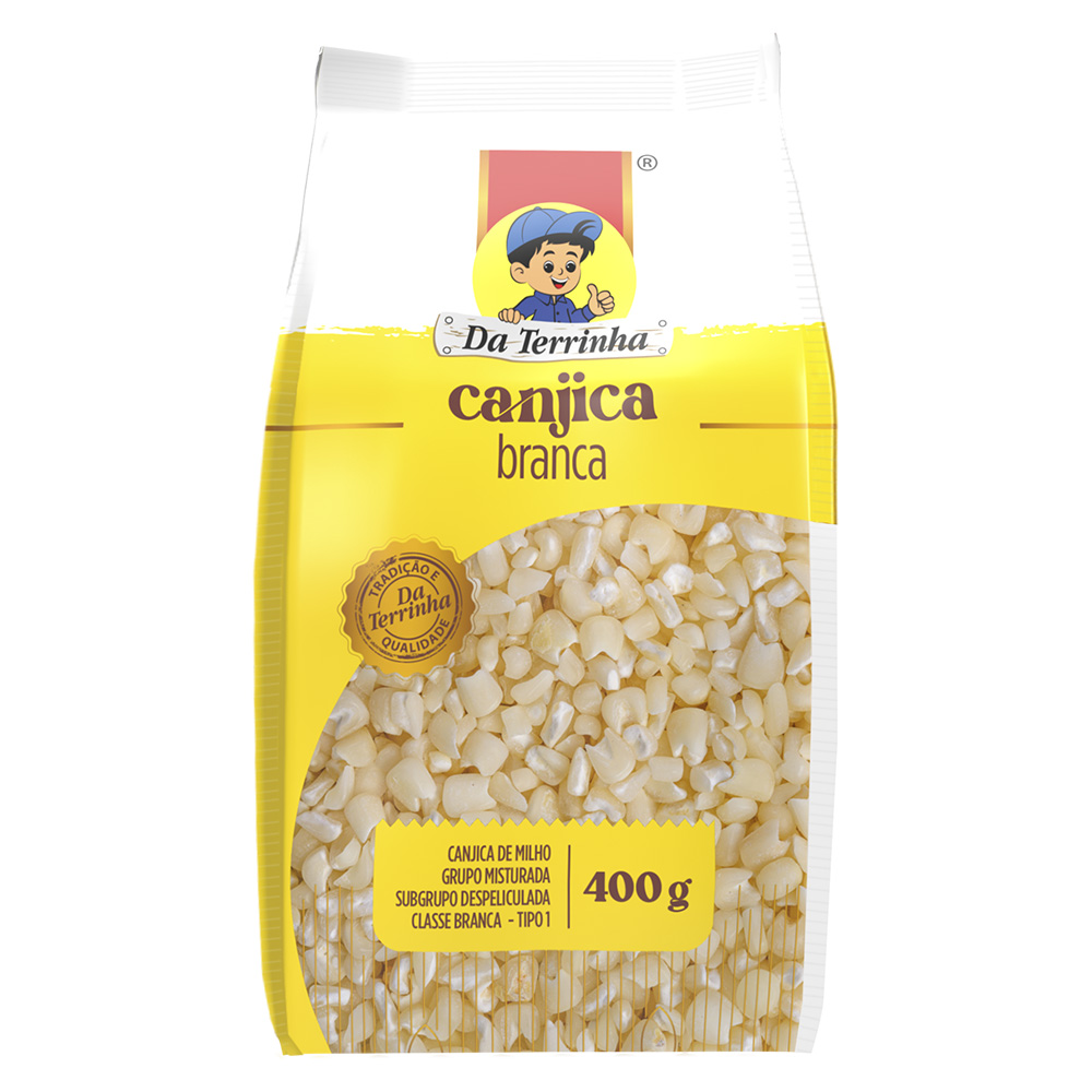 Canjica Branca Da Terrinha 400 G - Cx 12