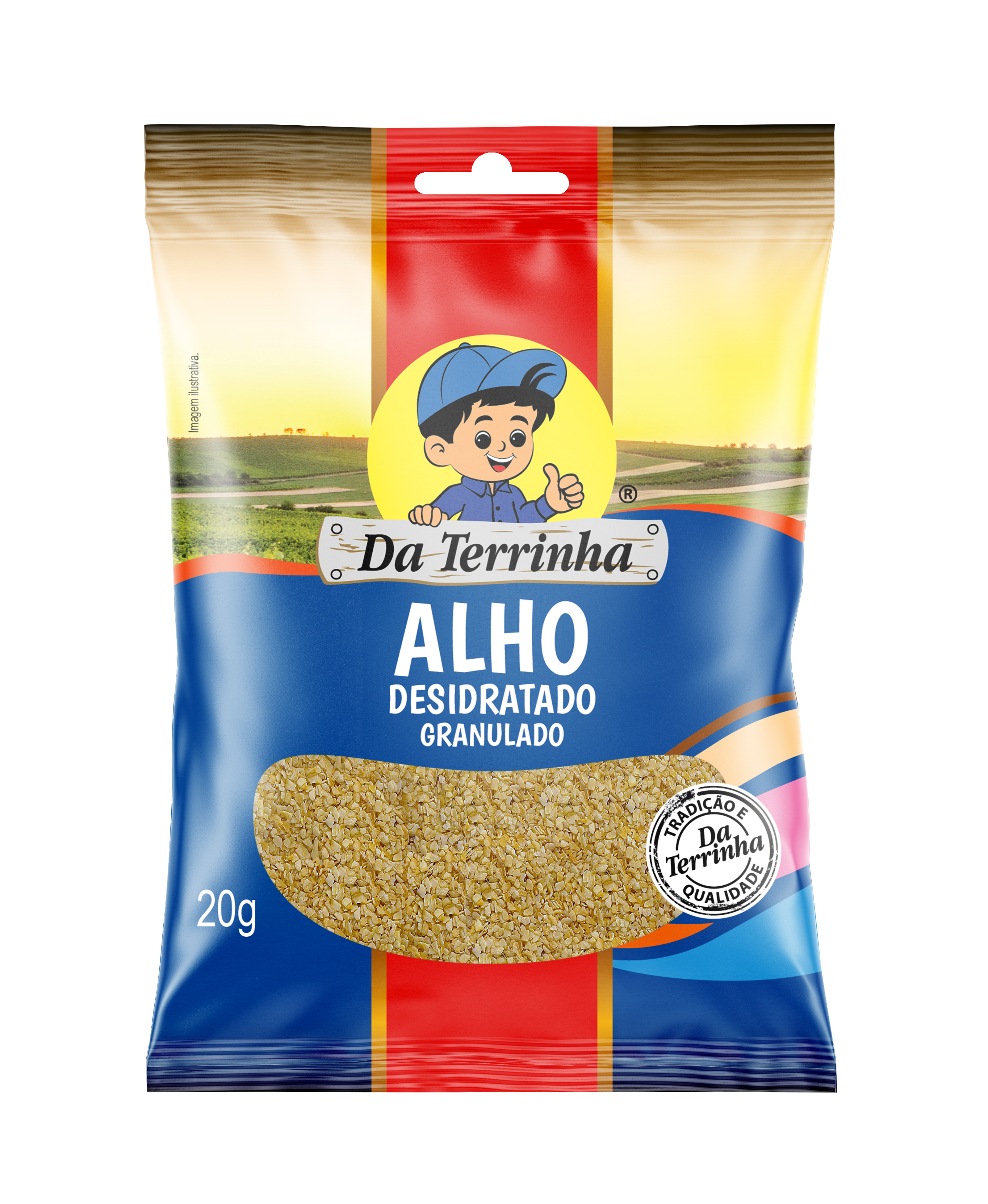 Alho Desidratado Granulado Da Terrinha 20 G - Cx 24