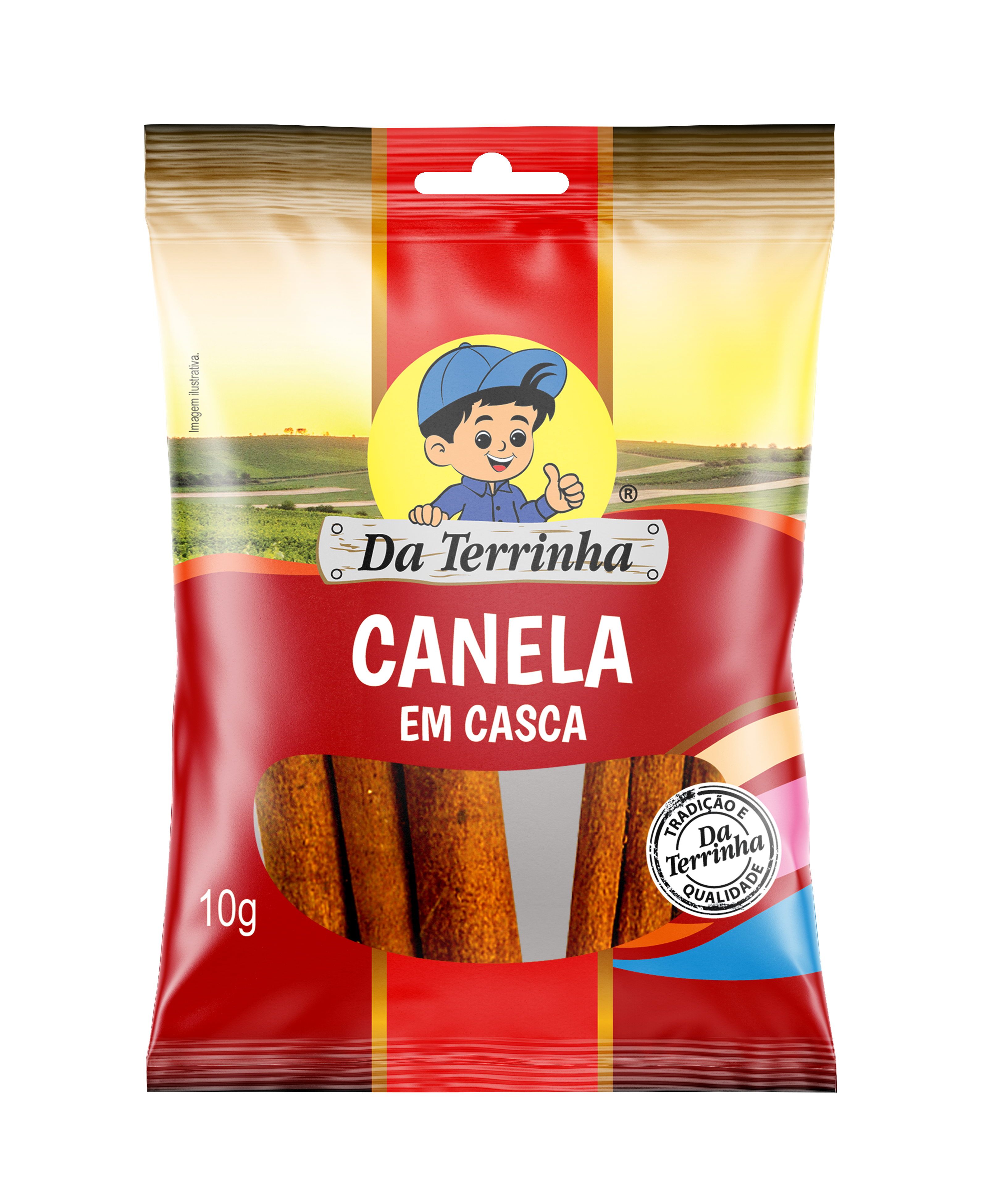 Canela Casca Quebrada Da Terrinha 10 G - Cx 24