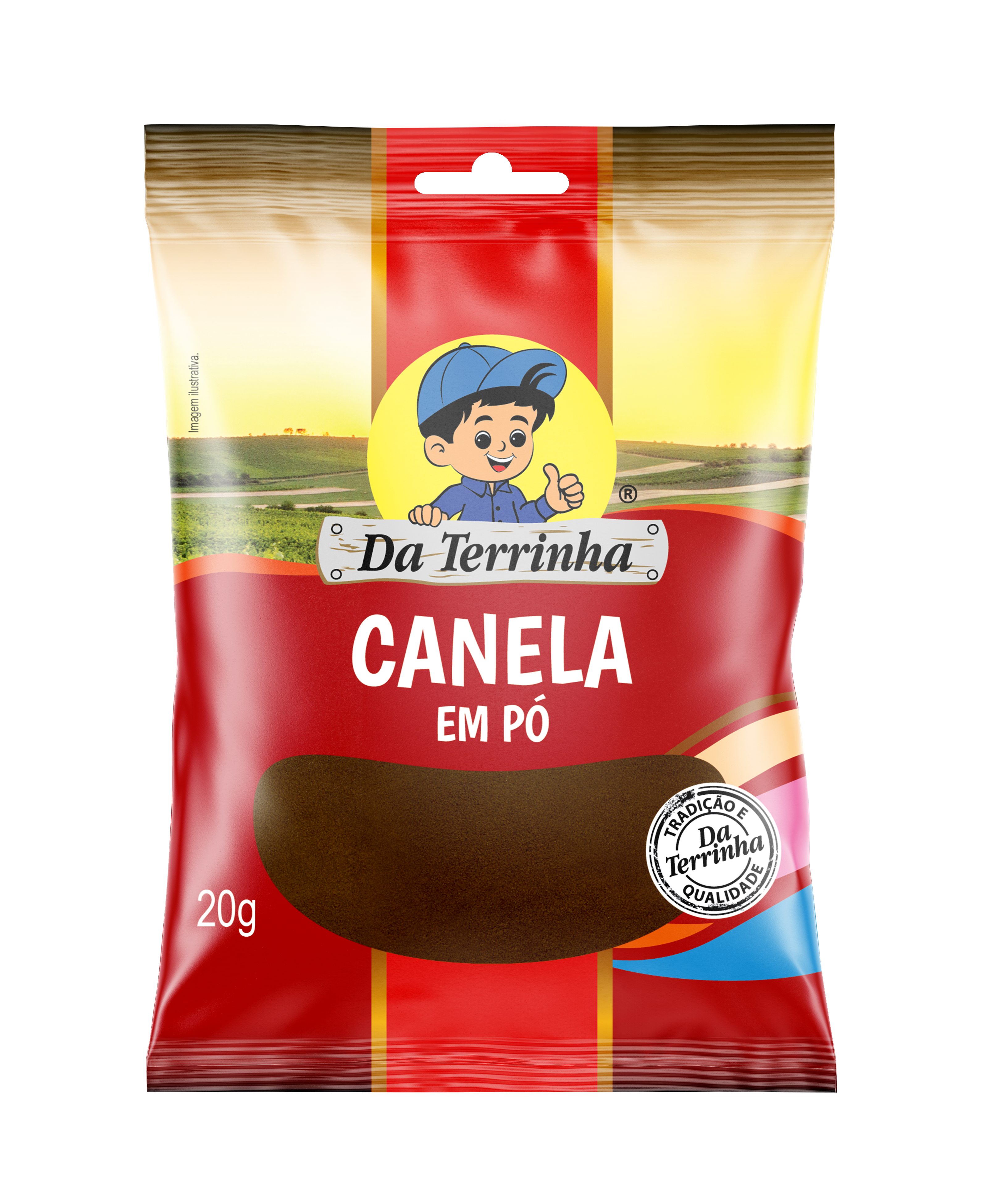 Canela Em Pó Da Terrinha 20 G - Cx 24