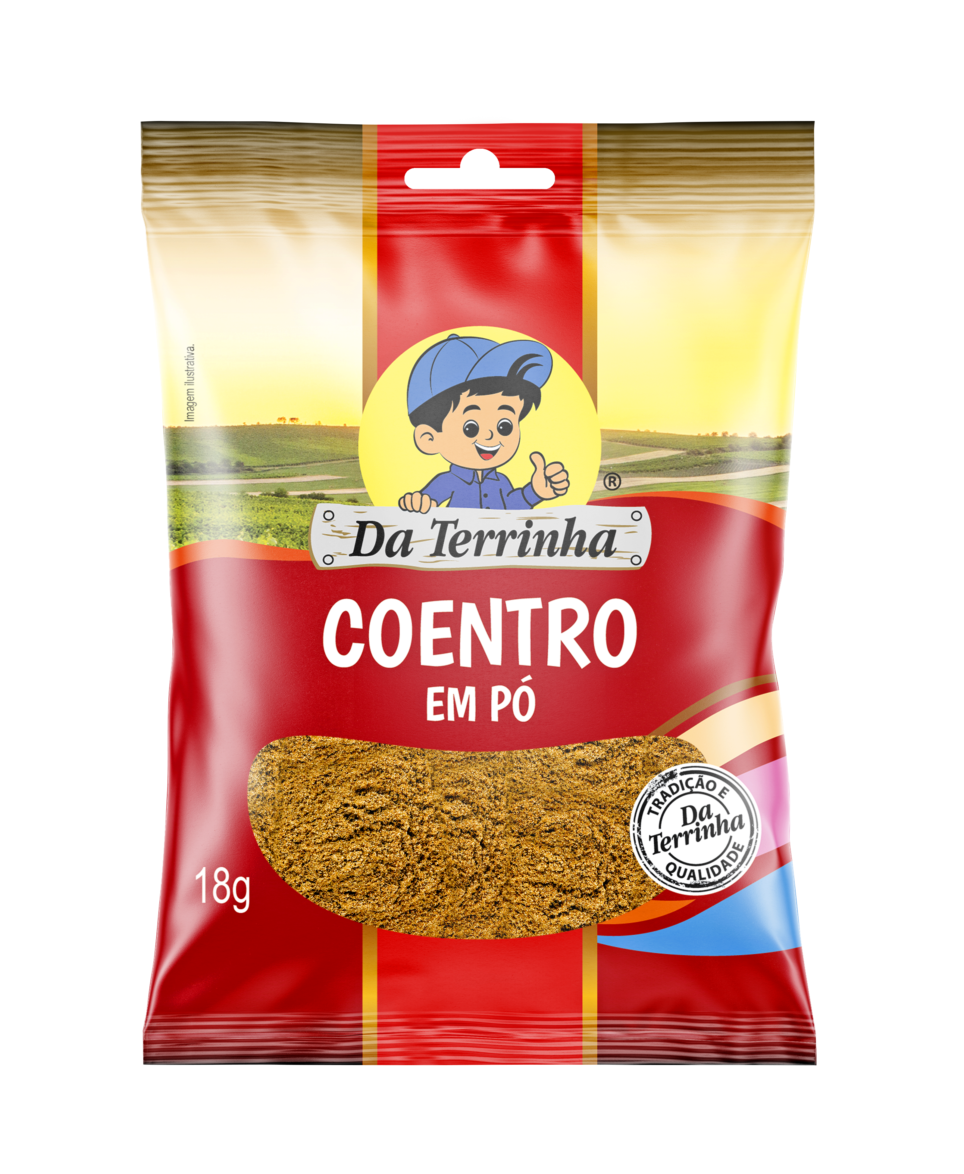 Coentro Em Pó Da Terrinha 18 G - Cx 24