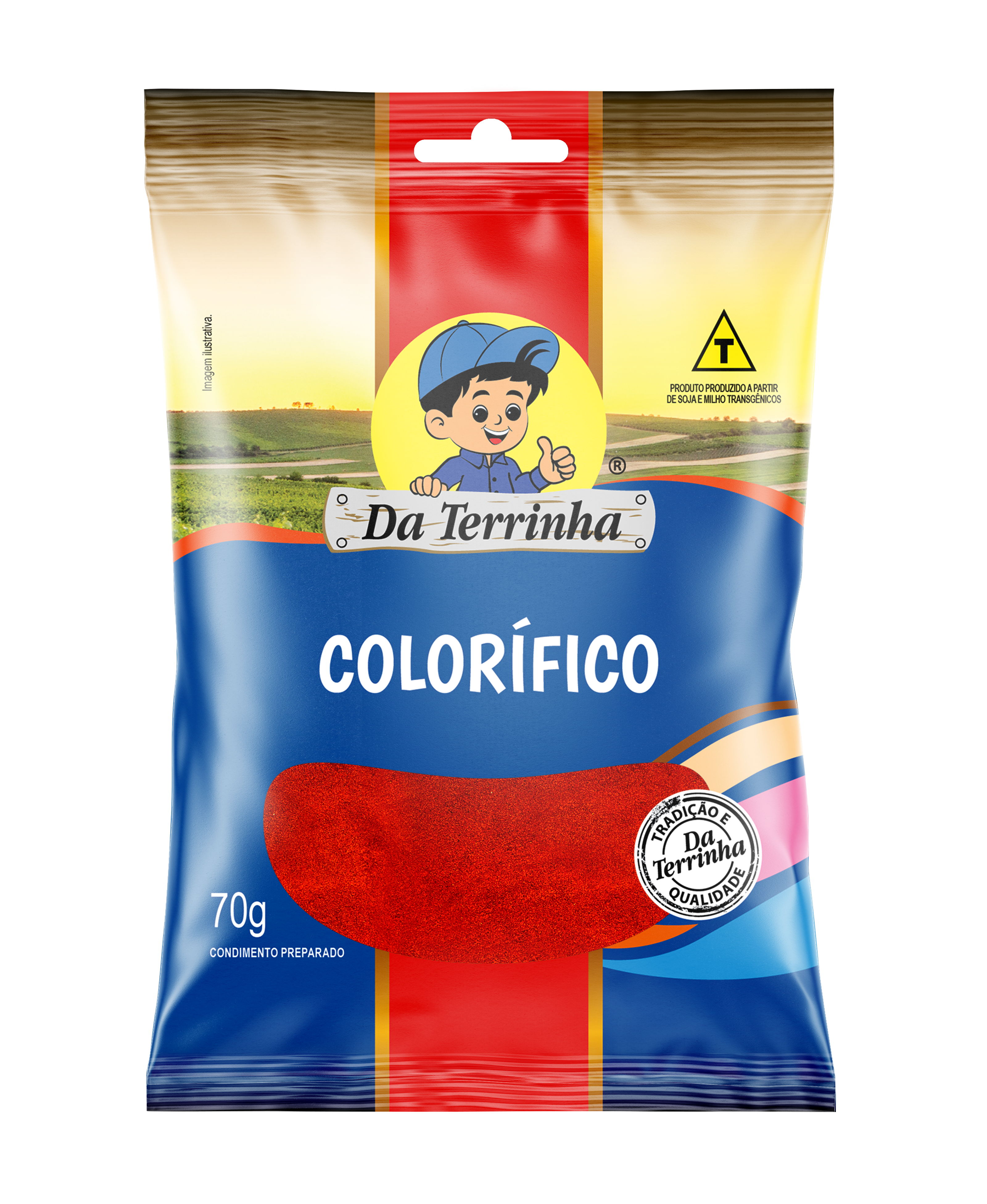 Annatto Seasoning Da Terrinha 70 G - Cx 24