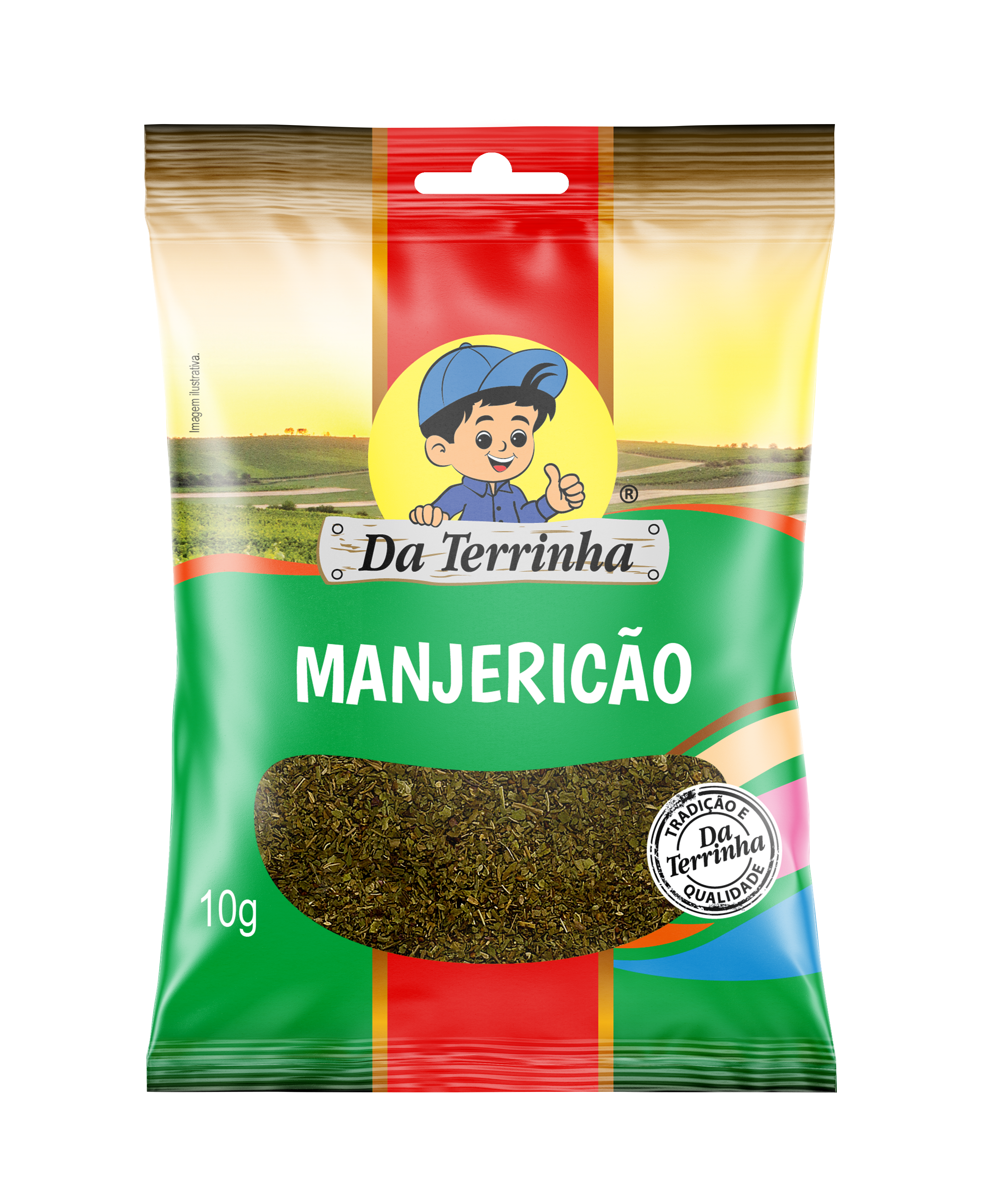 Albahaca Da Terrinha 10 G - Cx 24