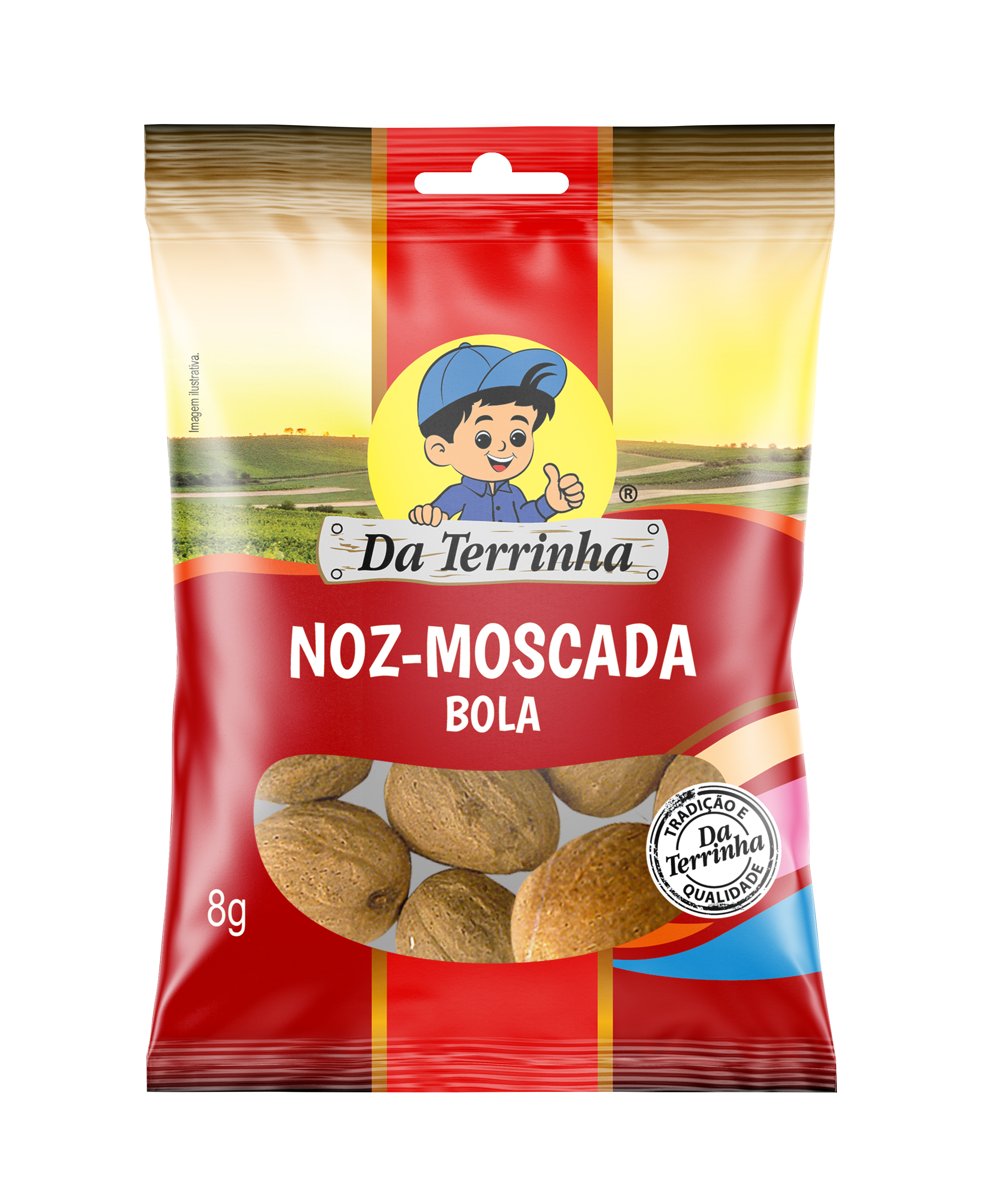 Whole Nutmeg Da Terrinha 08 G - Cx 24