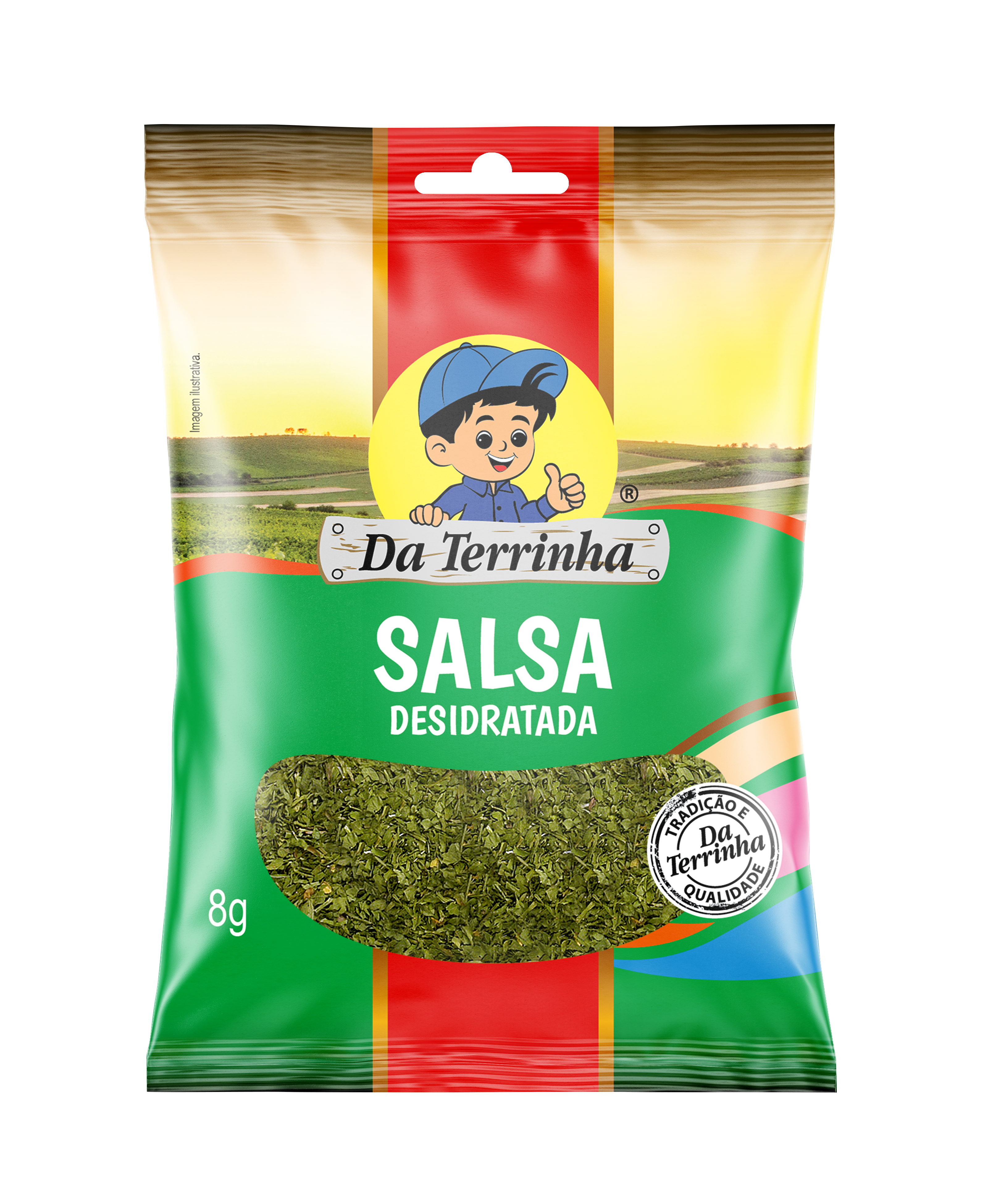 Salsa Desidratada Da Terrinha 08 G - Cx 24
