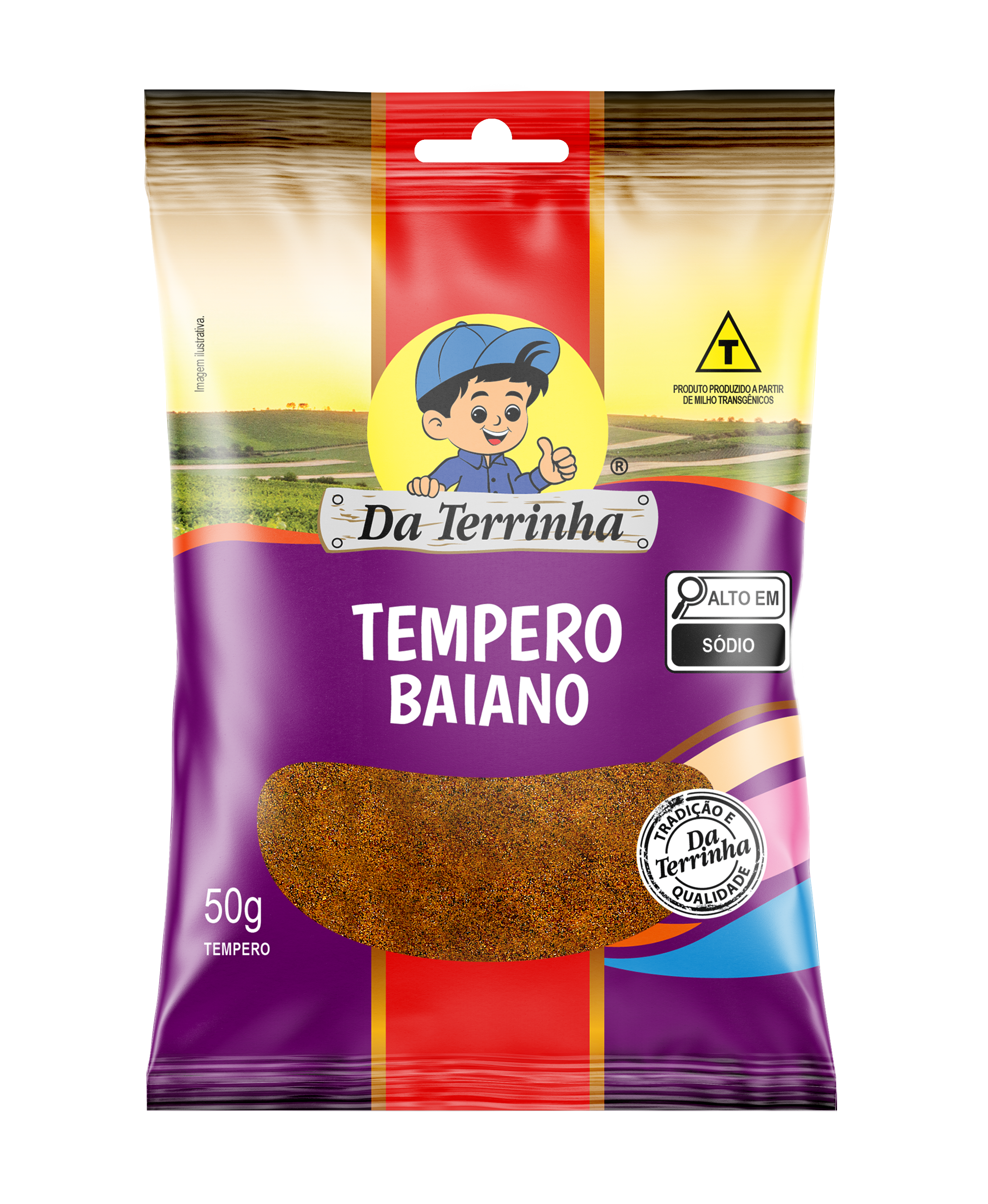 Bahian Seasoning Da Terrinha 50 G - Cx 24