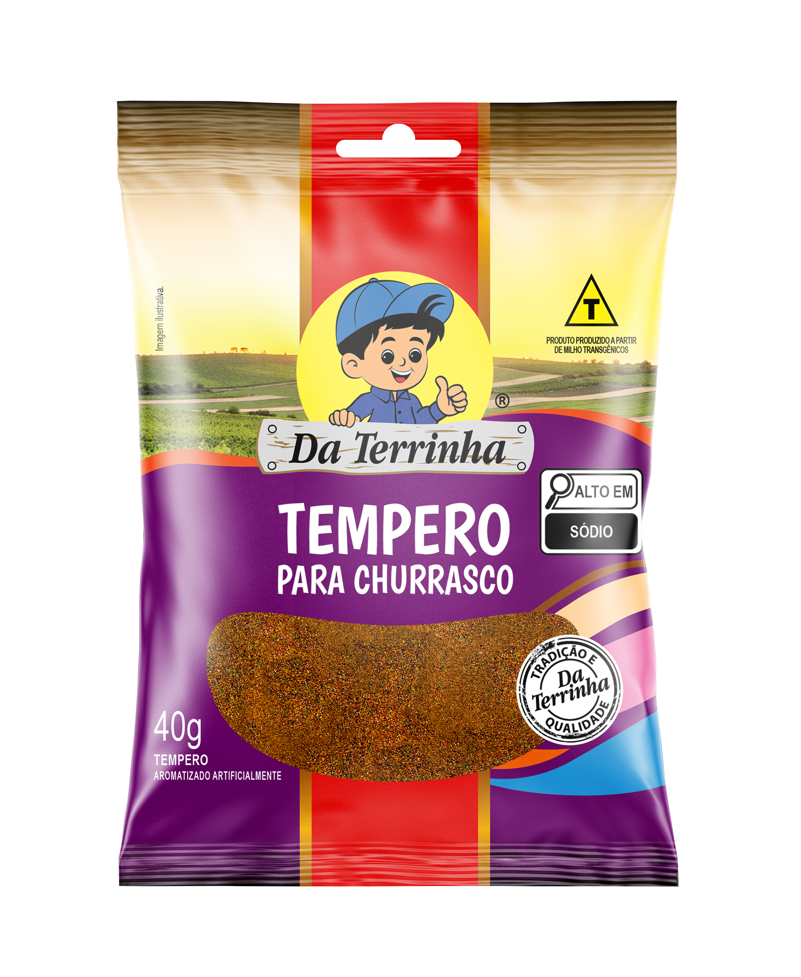 Barbecue Seasoning Da Terrinha 40 G - Cx 24