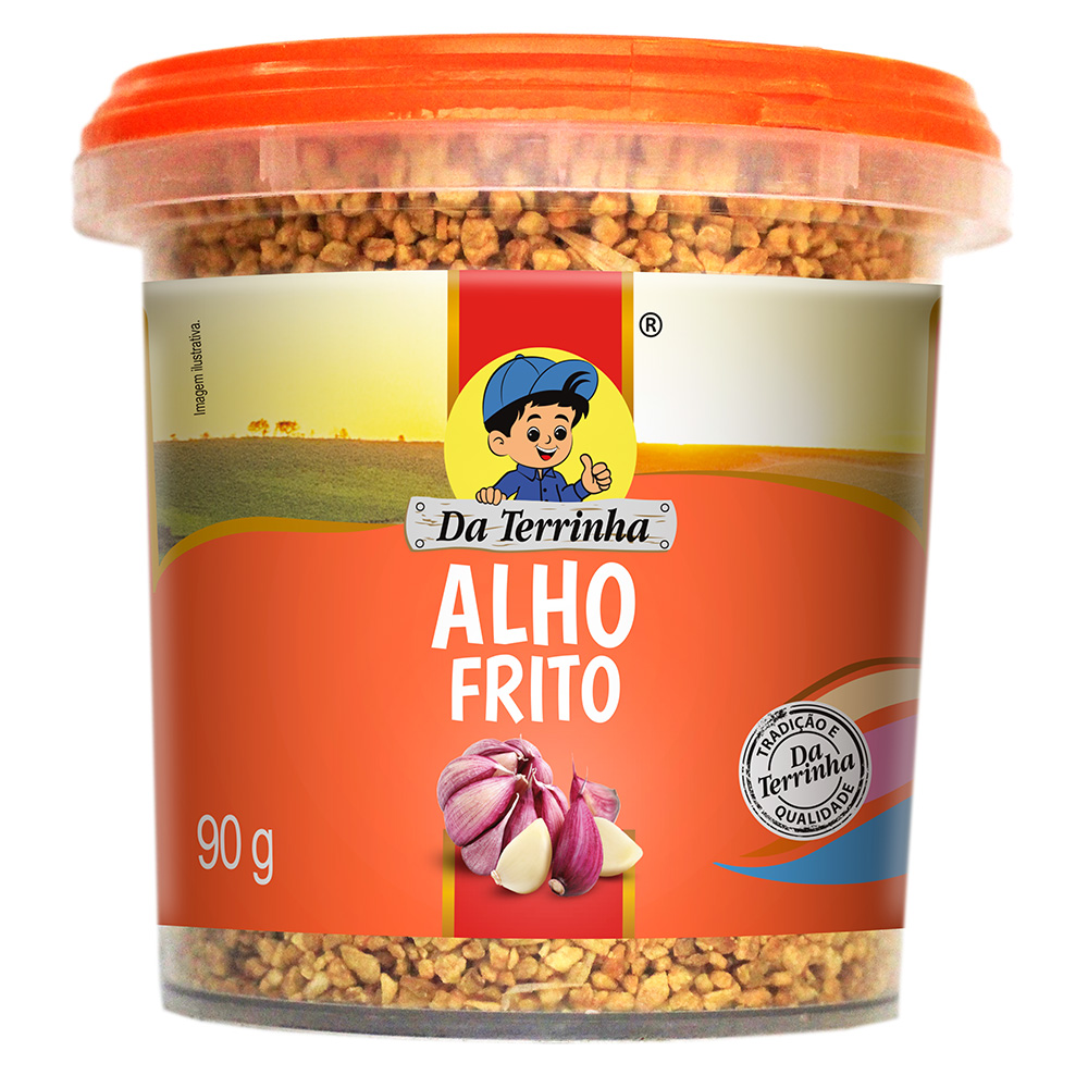Alho Frito Granulado Da Terrinha 90 G - Cx 12